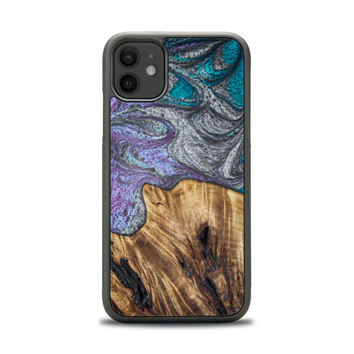 iPhone 11 Handyhülle aus Harz und Holz - SYNERGY#C47