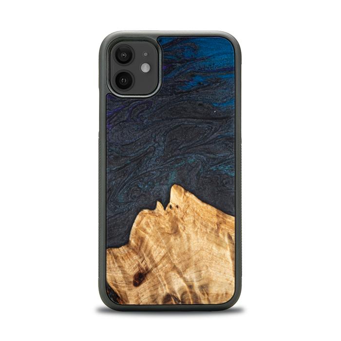 iPhone 11 Handyhülle aus Harz und Holz - Synergy#C5
