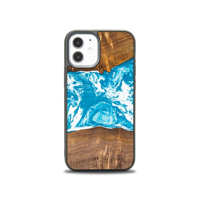 iPhone 12 Mini Handyhülle aus Harz und Holz - SYNERGY#A7