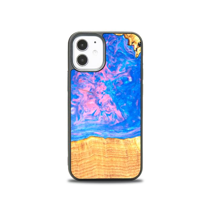 iPhone 12 Mini Handyhülle aus Harz und Holz - SYNERGY#B23