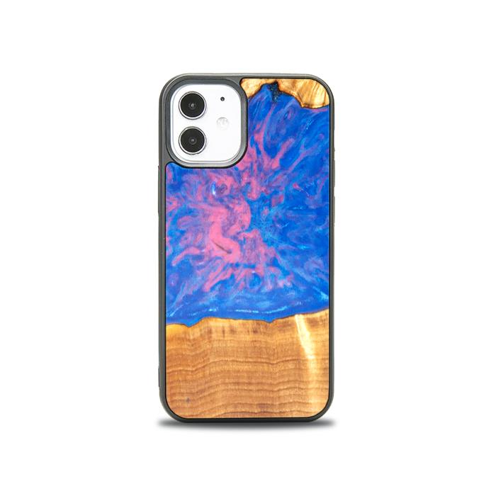iPhone 12 Mini Handyhülle aus Harz und Holz - SYNERGY#B29