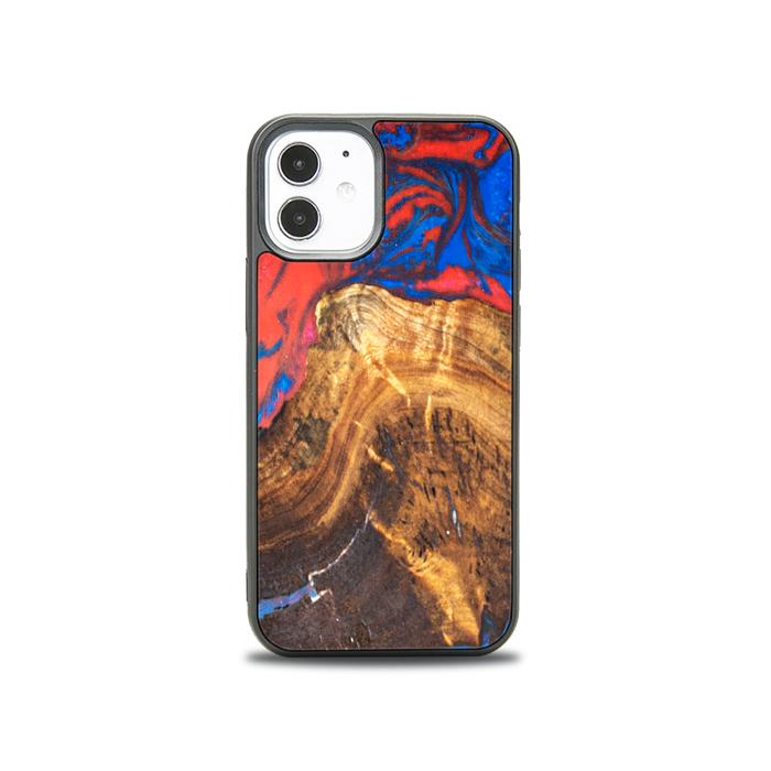 iPhone 12 Mini Handyhülle aus Harz und Holz - SYNERGY#B31