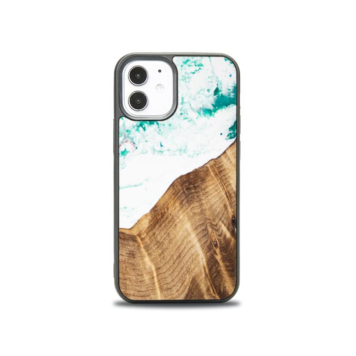 iPhone 12 Mini Handyhülle aus Harz und Holz - SYNERGY#C14