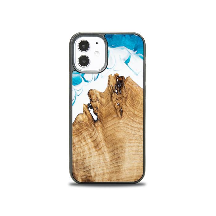 iPhone 12 Mini Handyhülle aus Harz und Holz - SYNERGY#C41