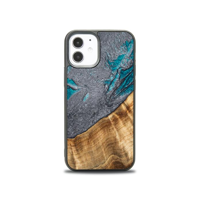 iPhone 12 Mini Handyhülle aus Harz und Holz - Synergy#C45
