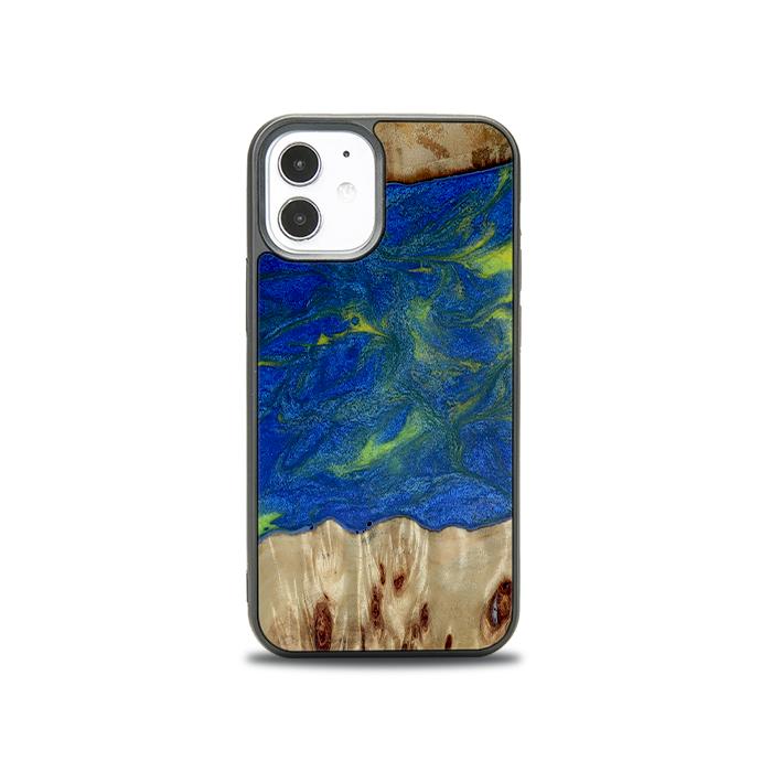 iPhone 12 Mini Handyhülle aus Harz und Holz - Synergy#D102