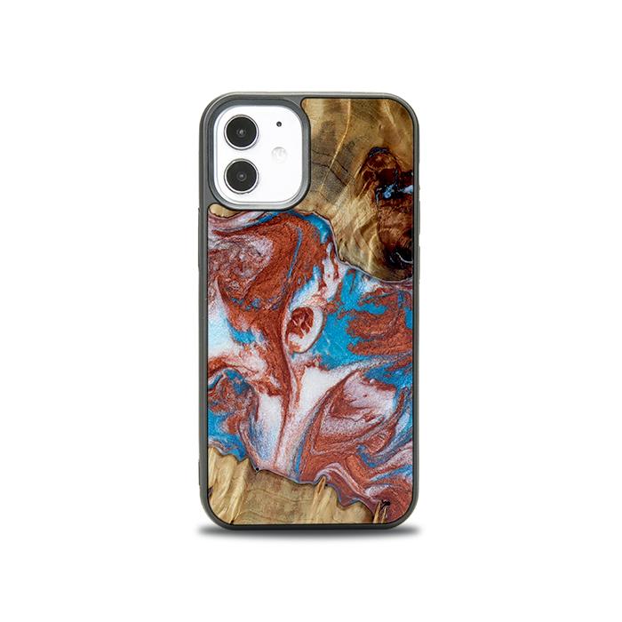 iPhone 12 Mini Handyhülle aus Harz und Holz - Synergy#D103