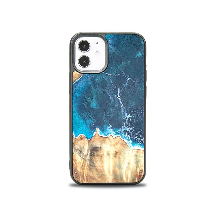 iPhone 12 Mini Handyhülle aus Harz und Holz - Synergy#D116