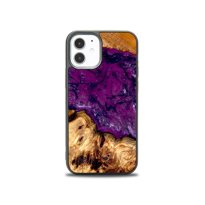 iPhone 12 Mini Handyhülle aus Harz und Holz - Synergy#D130