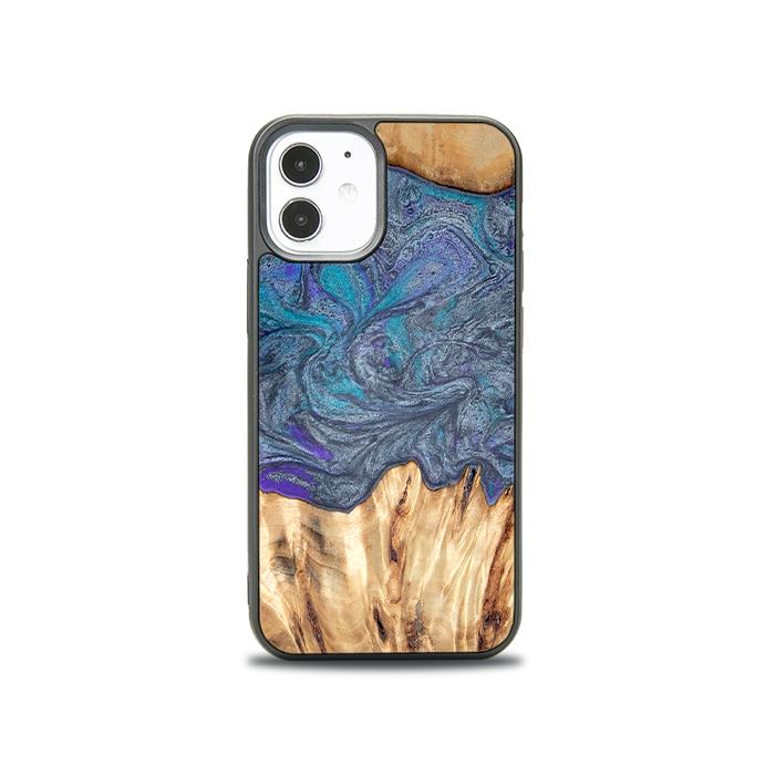 iPhone 12 Mini Handyhülle aus Harz und Holz - Synergy#D132
