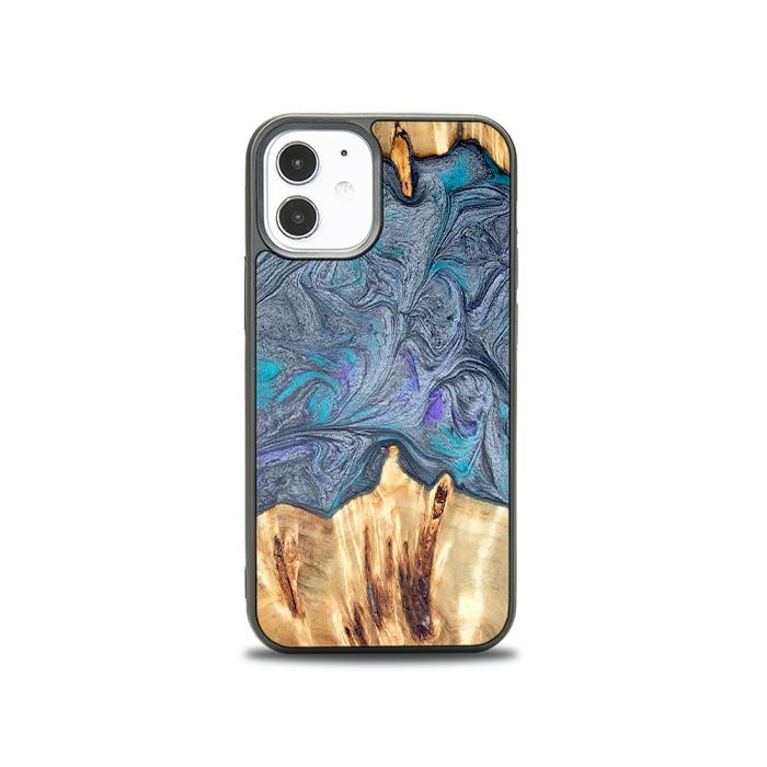 iPhone 12 Mini Handyhülle aus Harz und Holz - Synergy#D135