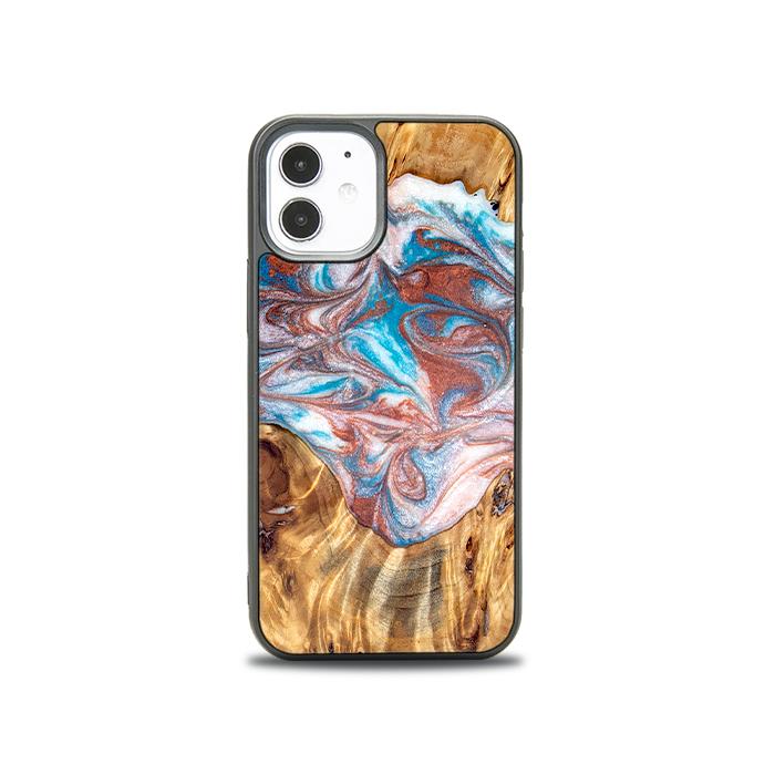 iPhone 12 Mini Handyhülle aus Harz und Holz - Synergy#D138