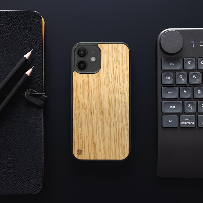 iPhone 12 Handyhülle aus Holz - Eiche