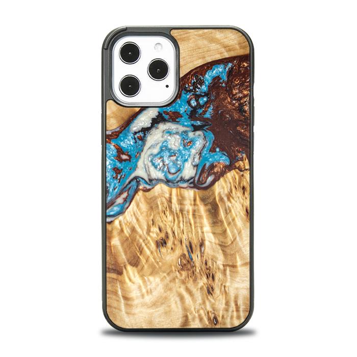 iPhone 12 Pro Max Handyhülle aus Harz und Holz - SYNERGY#B12