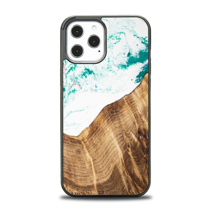 iPhone 12 Pro Max Handyhülle aus Harz und Holz - SYNERGY#C14
