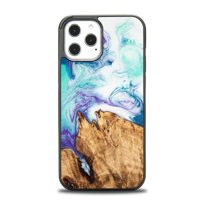 iPhone 12 Pro Max Handyhülle aus Harz und Holz - SYNERGY#C17