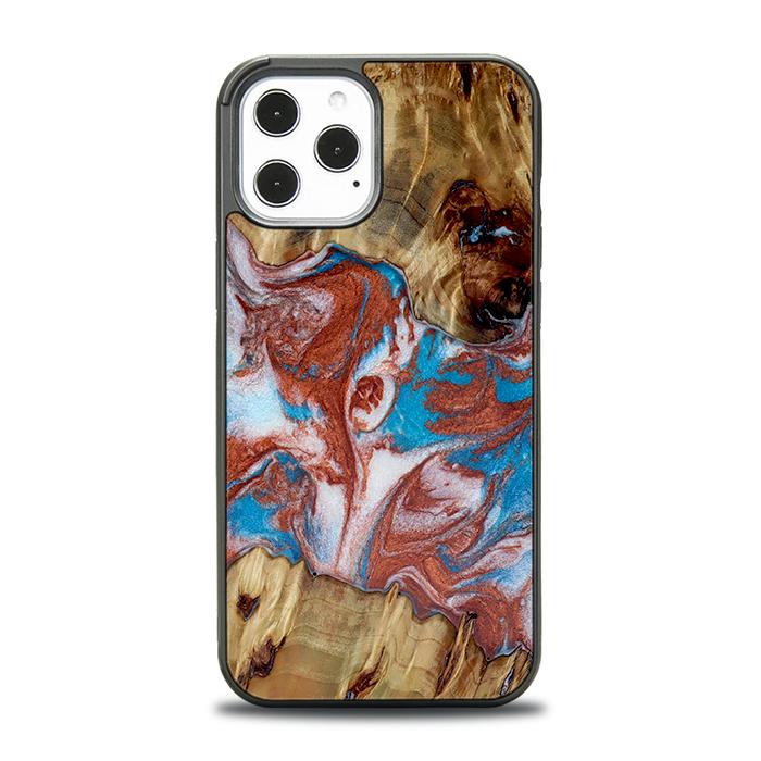 iPhone 12 Pro Max Handyhülle aus Harz und Holz - Synergy#D103