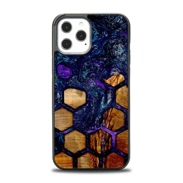 iPhone 12 Pro Max Handyhülle aus Harz und Holz - Synergy#D105