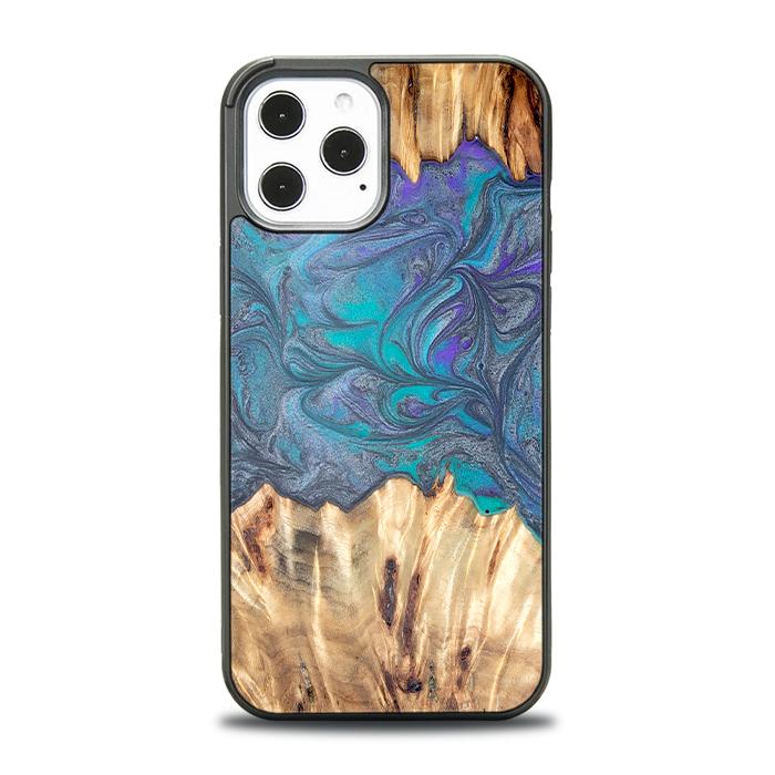 iPhone 12 Pro Max Handyhülle aus Harz und Holz - Synergy#D107