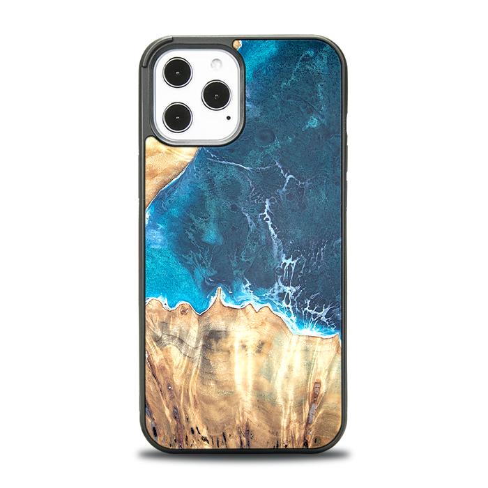 iPhone 12 Pro Max Handyhülle aus Harz und Holz - Synergy#D116