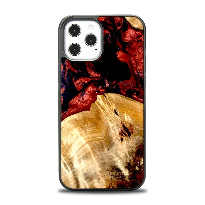 iPhone 12 Pro Max Handyhülle aus Harz und Holz - Synergy#D117