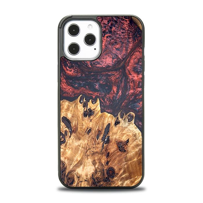 iPhone 12 Pro Max Handyhülle aus Harz und Holz - Synergy#D118