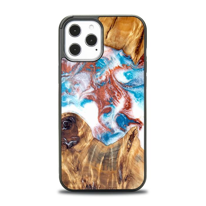 iPhone 12 Pro Max Handyhülle aus Harz und Holz - Synergy#D125