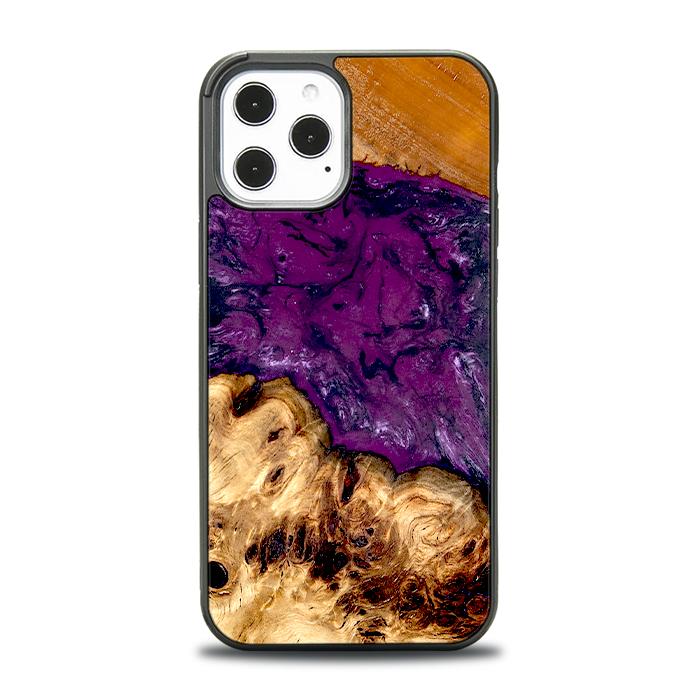 iPhone 12 Pro Max Handyhülle aus Harz und Holz - Synergy#D130