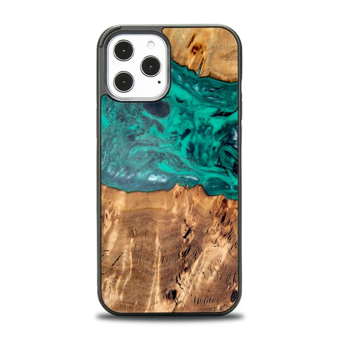 iPhone 12 Pro Max Handyhülle aus Harz und Holz - Synergy#D133