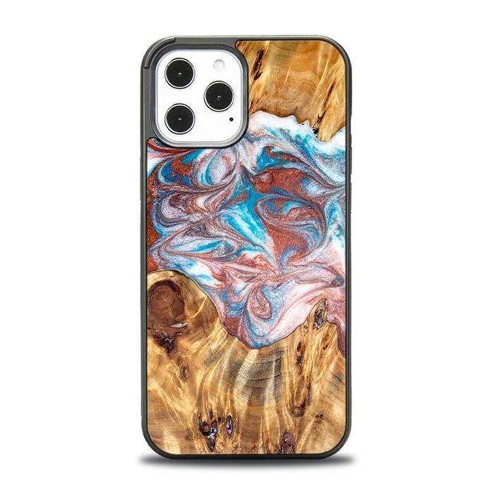 iPhone 12 Pro Max Handyhülle aus Harz und Holz - Synergy#D138