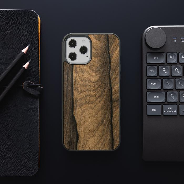 iPhone 12 Pro Max Handyhülle aus Holz - Ziricote