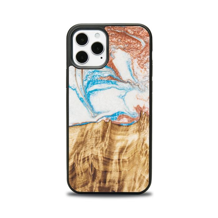 iPhone 12 Pro Handyhülle aus Harz und Holz - SYNERGY#47