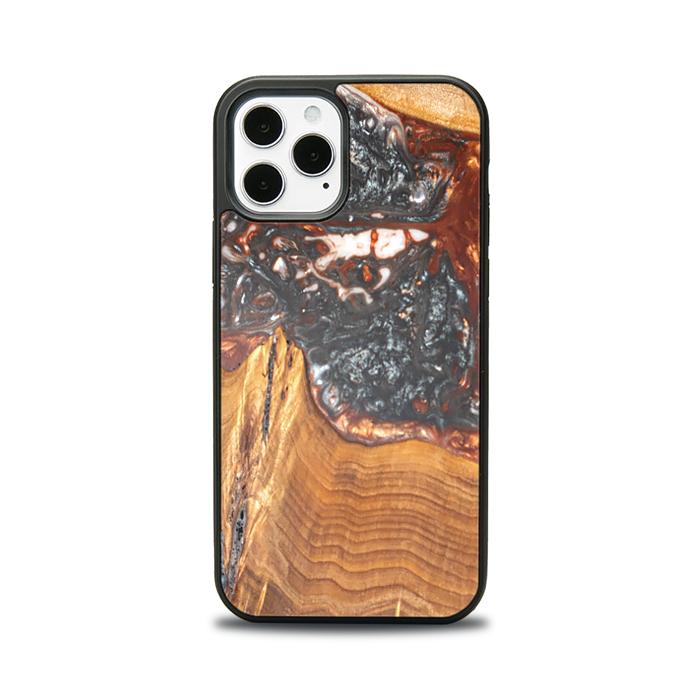iPhone 12 Pro Handyhülle aus Harz und Holz - SYNERGY#B37