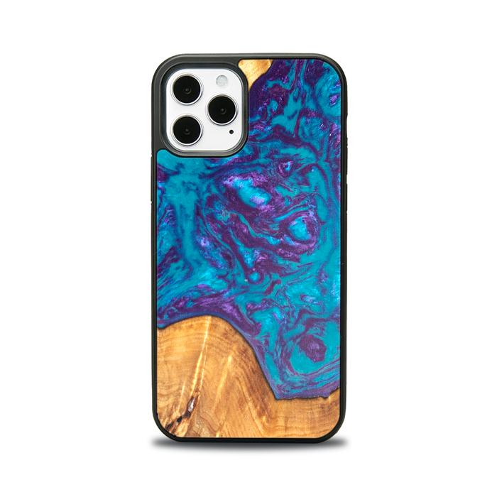 iPhone 12 Pro Handyhülle aus Harz und Holz - Synergy#B28