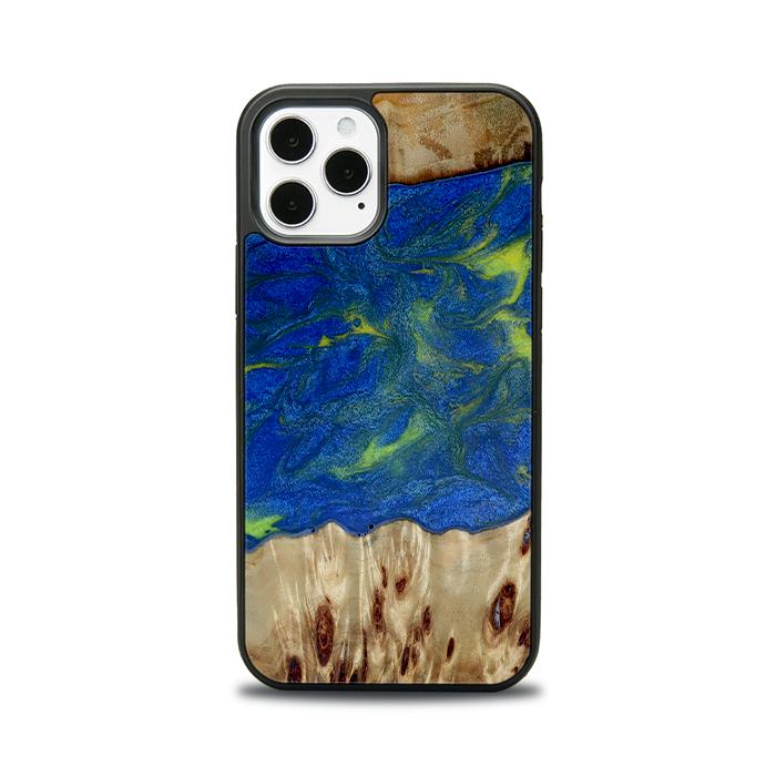 iPhone 12 Pro Handyhülle aus Harz und Holz - Synergy#D102