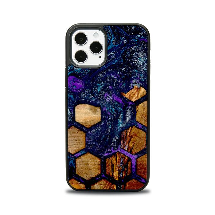iPhone 12 Pro Handyhülle aus Harz und Holz - Synergy#D105