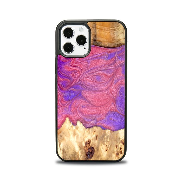 iPhone 12 Pro Handyhülle aus Harz und Holz - Synergy#D136