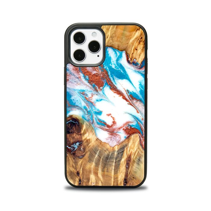 iPhone 12 Pro Handyhülle aus Harz und Holz - Synergy#D137