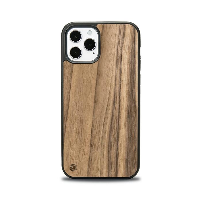 iPhone 12 Pro Handyhülle aus Holz - Nussbaum
