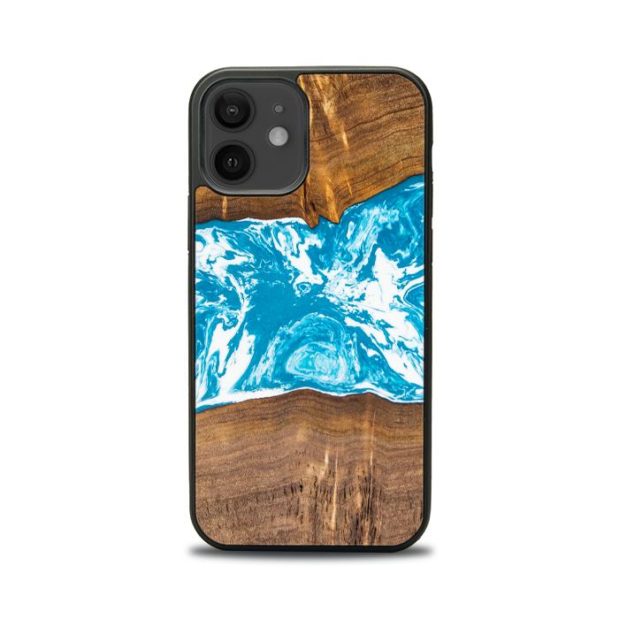 iPhone 12 Handyhülle aus Harz und Holz - SYNERGY#A7