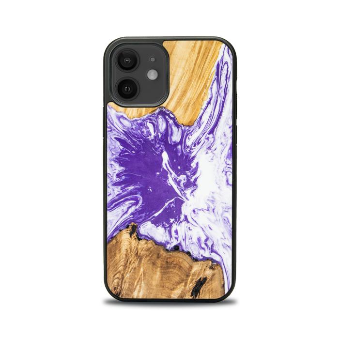 iPhone 12 Handyhülle aus Harz und Holz - SYNERGY#A79