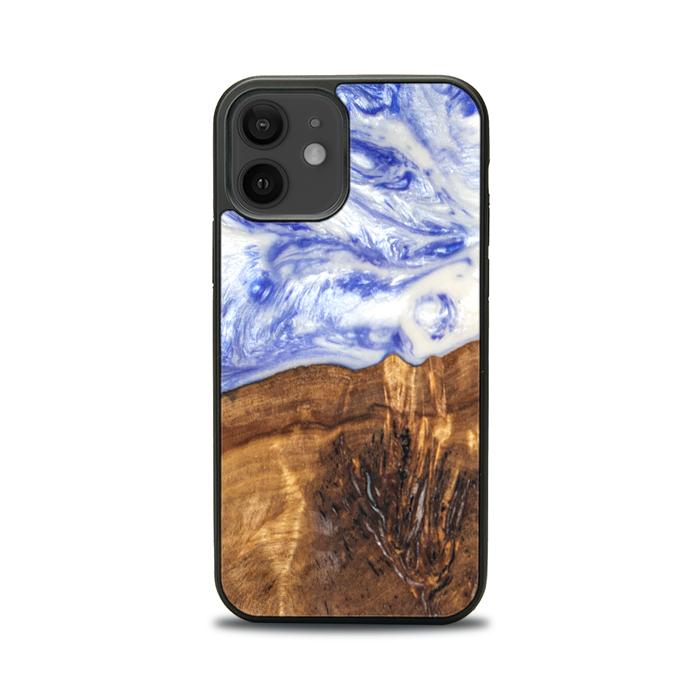 iPhone 12 Handyhülle aus Harz und Holz - SYNERGY#B04