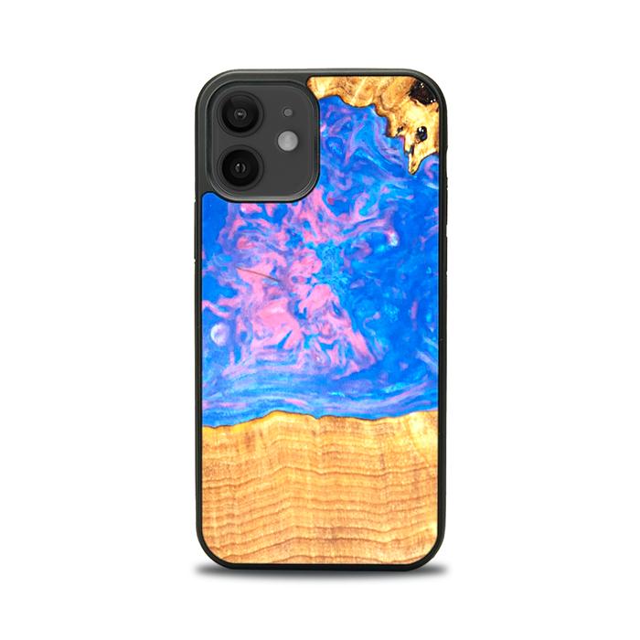 iPhone 12 Handyhülle aus Harz und Holz - SYNERGY#B23