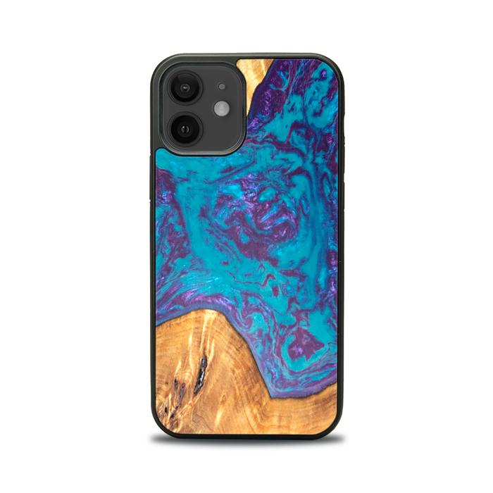 iPhone 12 Handyhülle aus Harz und Holz - SYNERGY#B25