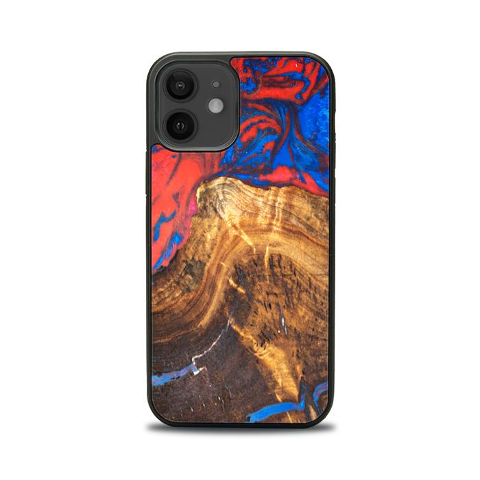 iPhone 12 Handyhülle aus Harz und Holz - SYNERGY#B31