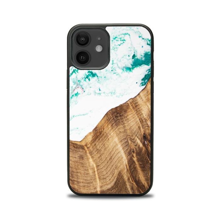 iPhone 12 Handyhülle aus Harz und Holz - SYNERGY#C14