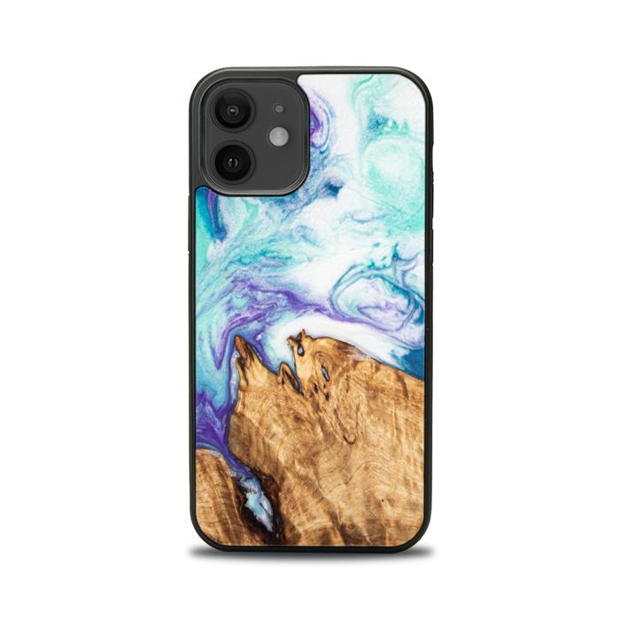 iPhone 12 Handyhülle aus Harz und Holz - SYNERGY#C17