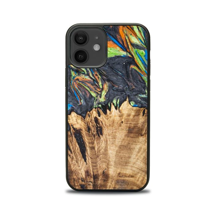 iPhone 12 Handyhülle aus Harz und Holz - SYNERGY#C22