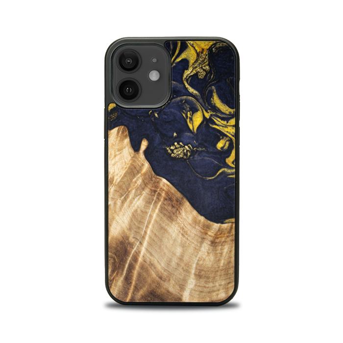 iPhone 12 Handyhülle aus Harz und Holz - SYNERGY#C26