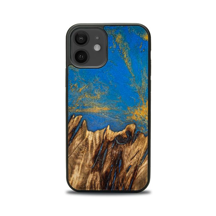 iPhone 12 Handyhülle aus Harz und Holz - SYNERGY#C43